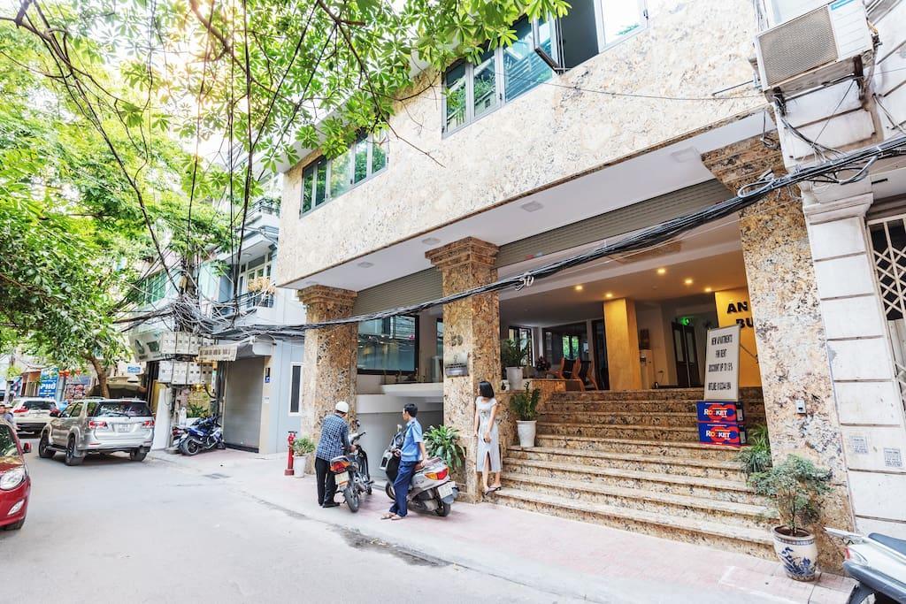 An Nguyen Building Appartement Hanoi Buitenkant foto